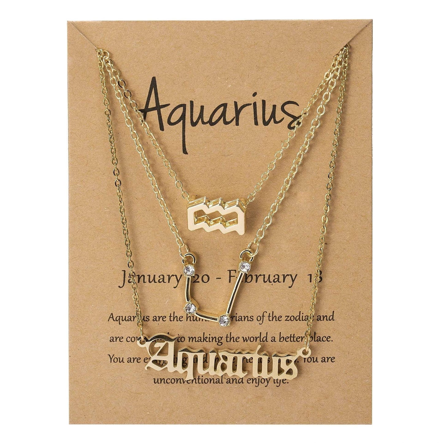 3 Packs, Ancient English Zodiac, Unique Necklaces - available at Sparq Mart