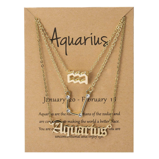 3 Packs, Ancient English Zodiac, Unique Necklaces - available at Sparq Mart