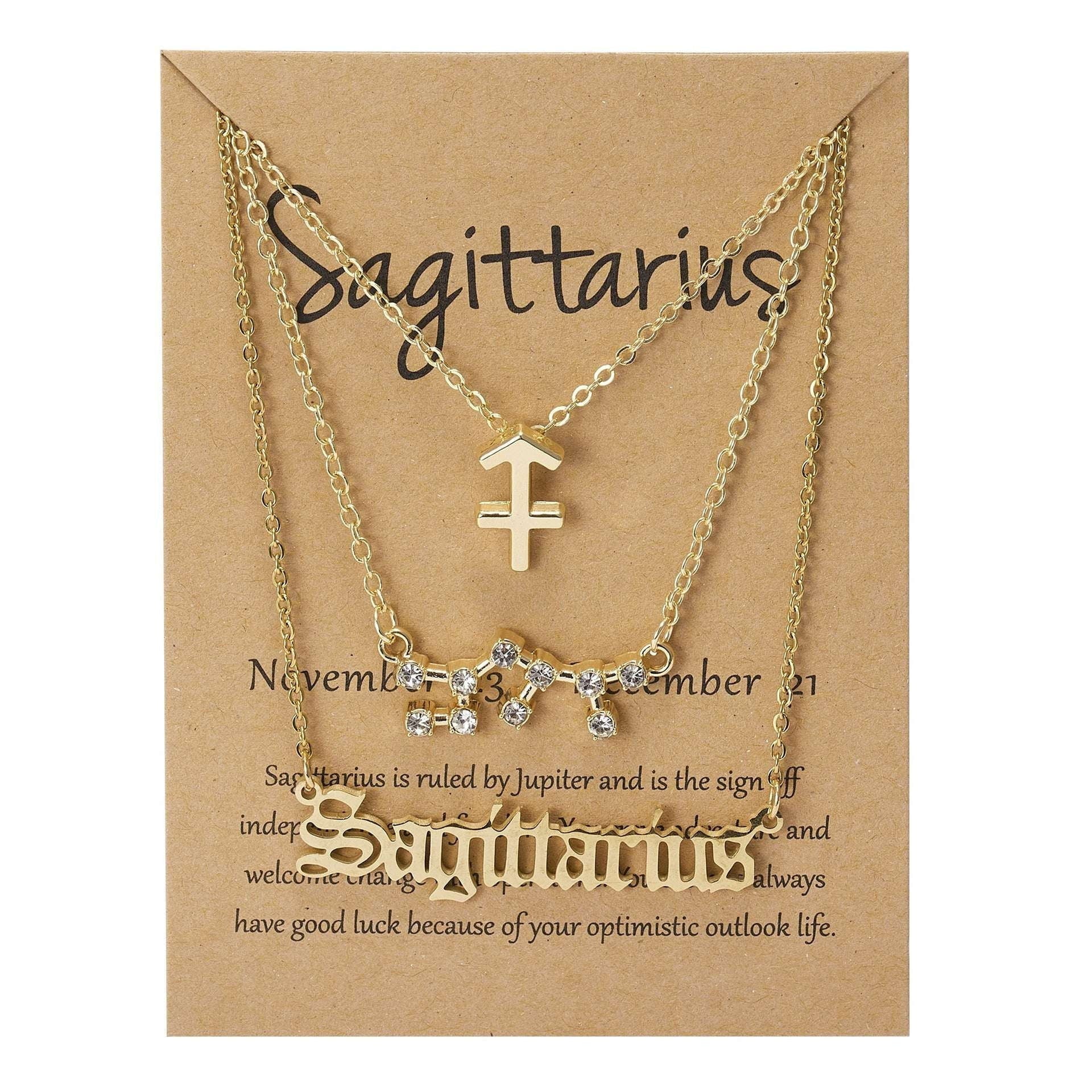 3 Packs, Ancient English Zodiac, Unique Necklaces - available at Sparq Mart