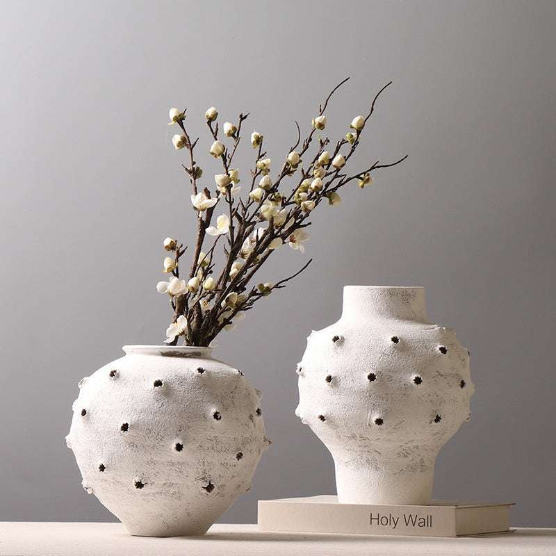 Ceramic Art Vases, Decorative Desktop Pottery, Modern Vase Decor - available at Sparq Mart