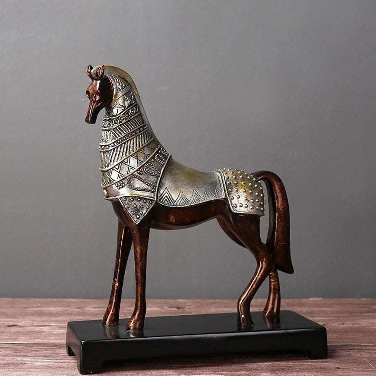 Bronze War Horse, Decorative Ornaments, Unique Collection - available at Sparq Mart