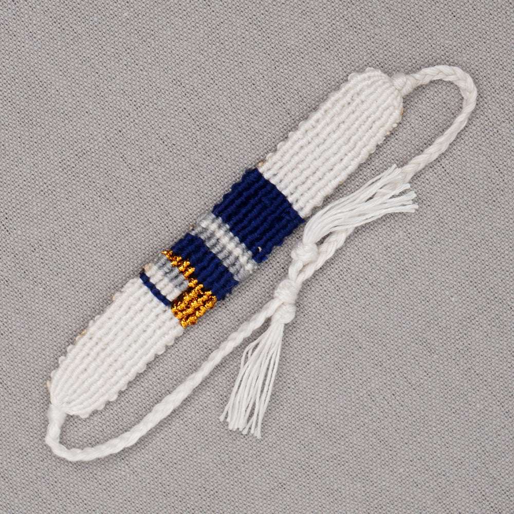 Couple Bracelet, Hand-woven Bracelet, Linen Cotton Bracelet - available at Sparq Mart