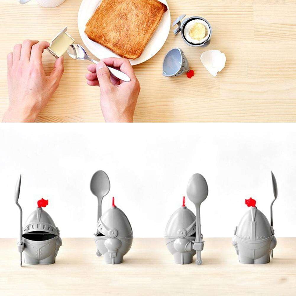 Chivalrous Tableware Item, Knight Egg Holder, Novelty Breakfast Accessory - available at Sparq Mart