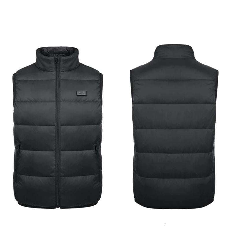 casual vest style, plus-size outerwear, USB heated vest - available at Sparq Mart