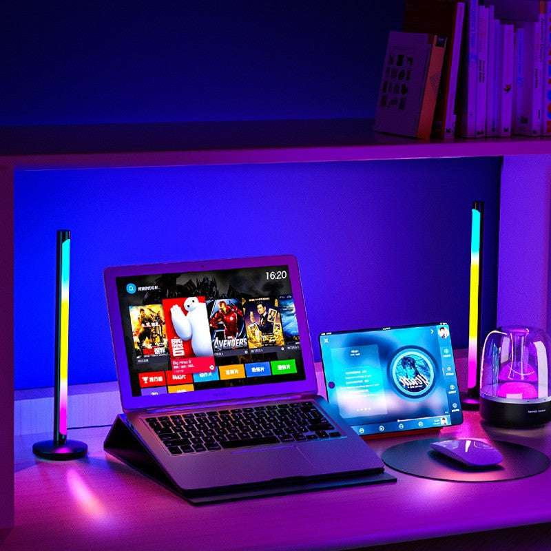 Desktop rhythm lamp, Gaming room ambiance, USB mood lighting - available at Sparq Mart