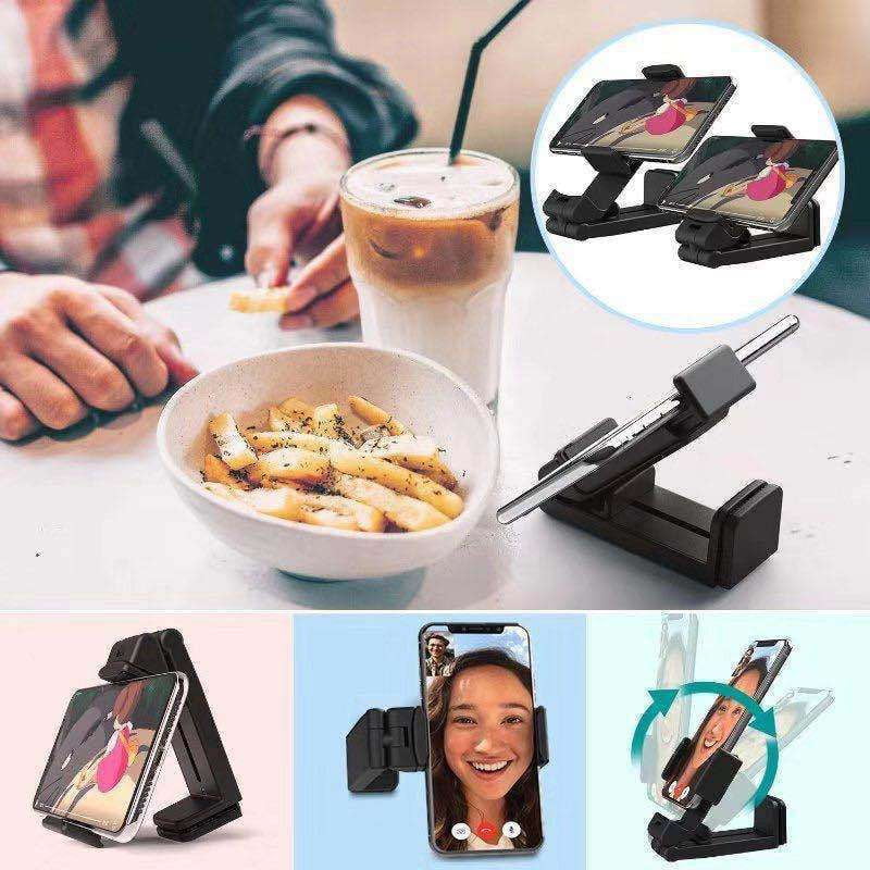 desktop phone holder, portable phone stand, travel phone mount - available at Sparq Mart