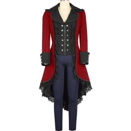 Elegant Ladies Tuxedo, Steampunk Victorian Outerwear, Victorian Gothic Jacket - available at Sparq Mart