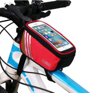 Bicycle Frame Pouch, Bike Phone Mount, Cycling Accessory Storage - available at Sparq Mart