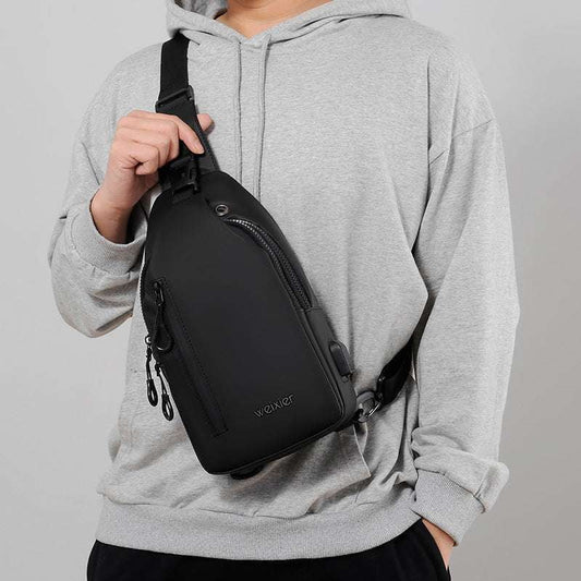 leisure travel satchel, sports shoulder bag, waterproof messenger bag - available at Sparq Mart